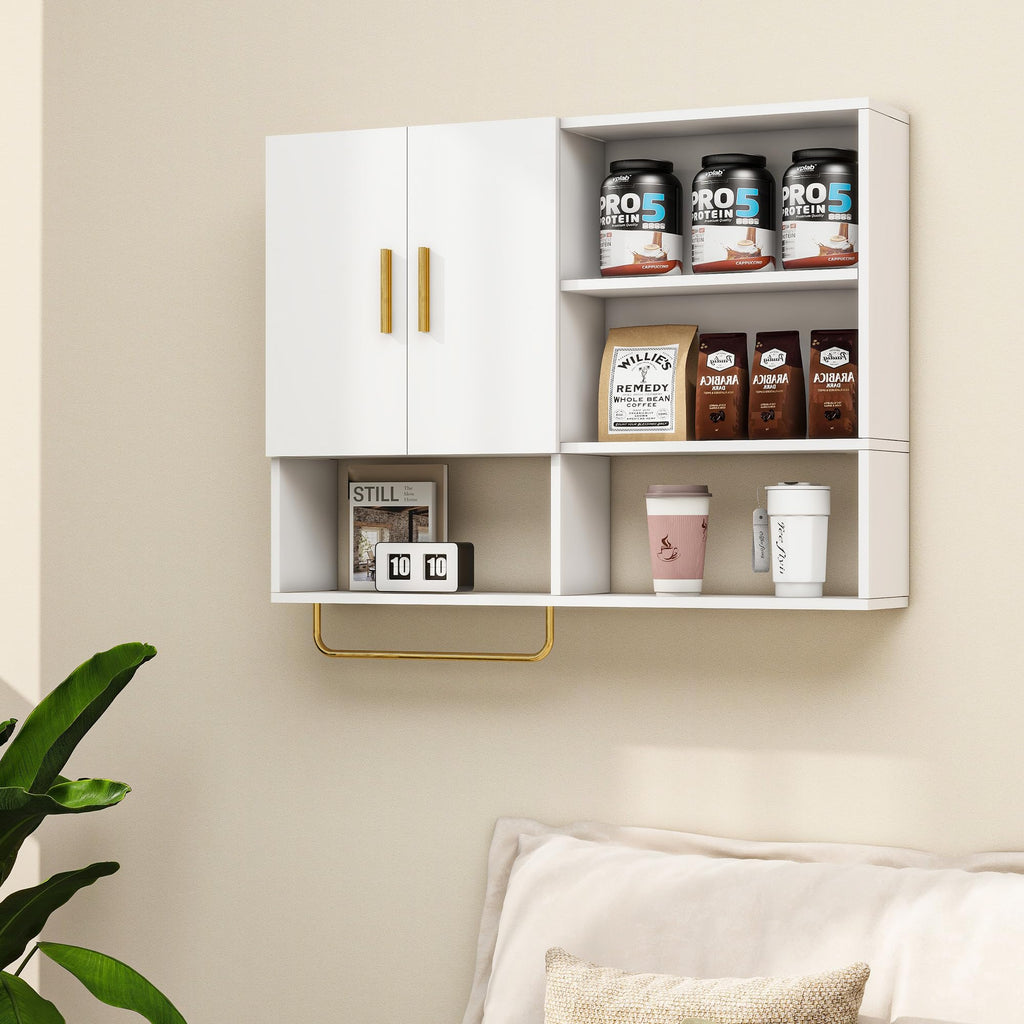 Wood Wall Mounted Bathroom Cabinet O139325