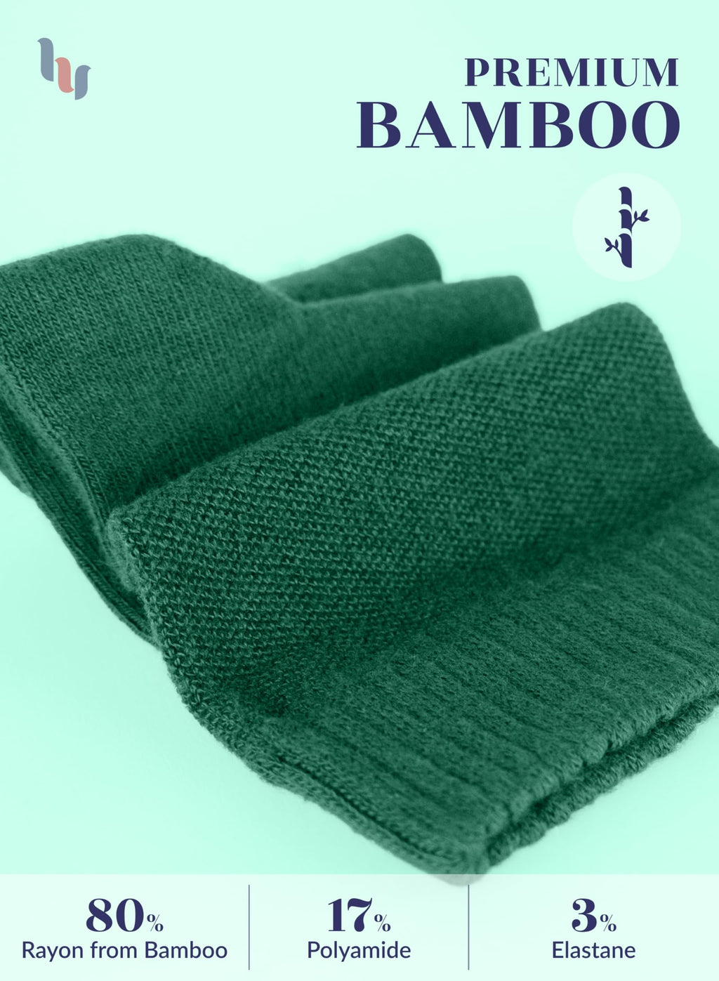 Bamboo Seamless Ankle Socks M12815