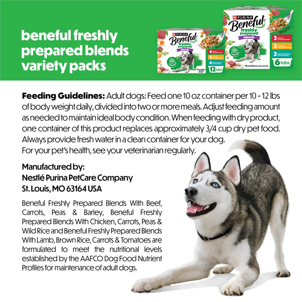 Wet Dog Food 12 10 oz Tub W176969