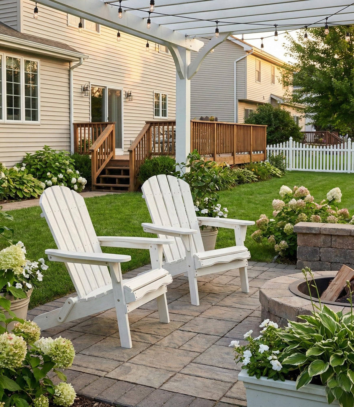 Folding Solid Cedar Wood Outdoor Chair U7659