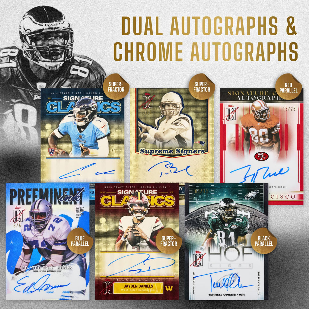 2025 Topps NFL Signature Class Football Value Box Z903