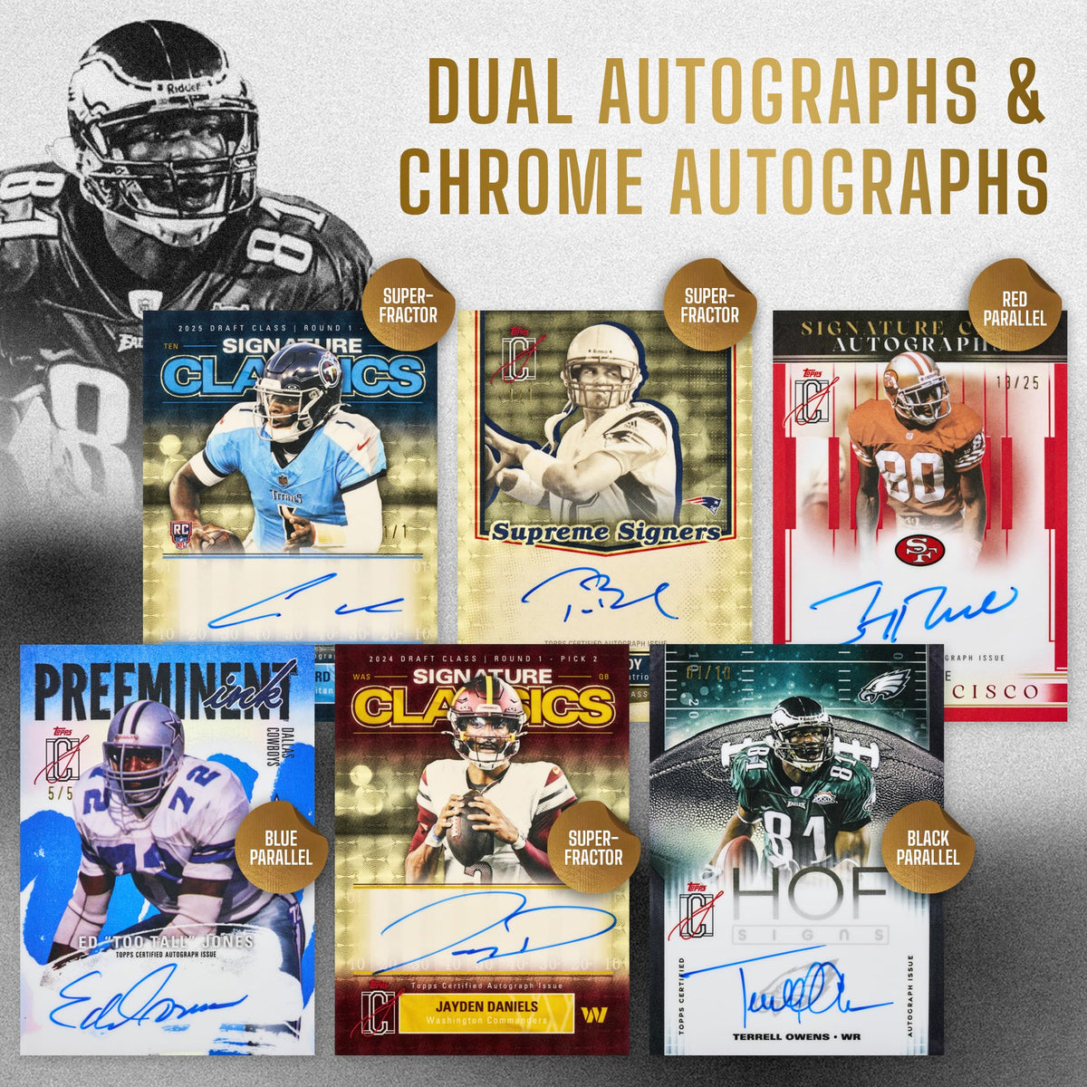 2025 Topps NFL Signature Class Football Value Box Z903