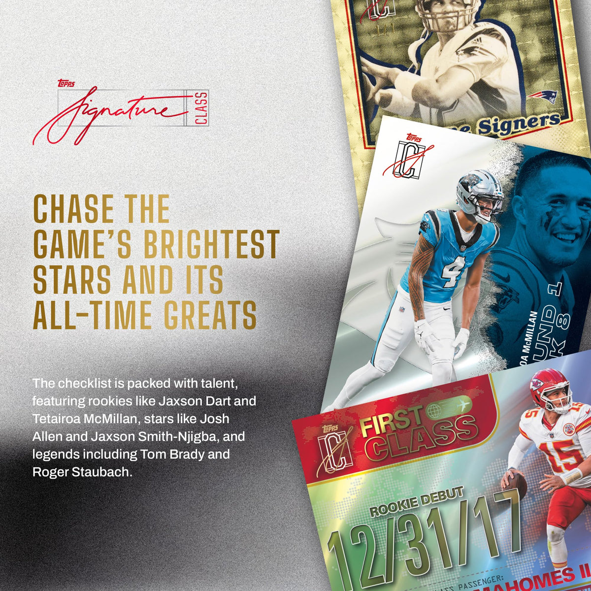 2025 Topps NFL Signature Class Football Value Box Z903