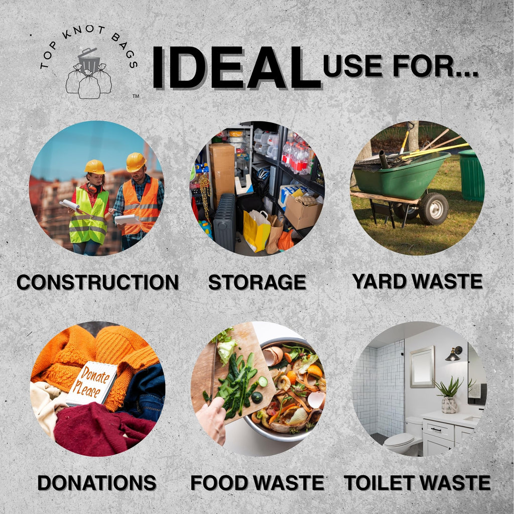 45 Gallon Black 1.5 Mil Trash Bags 100 Count X5269