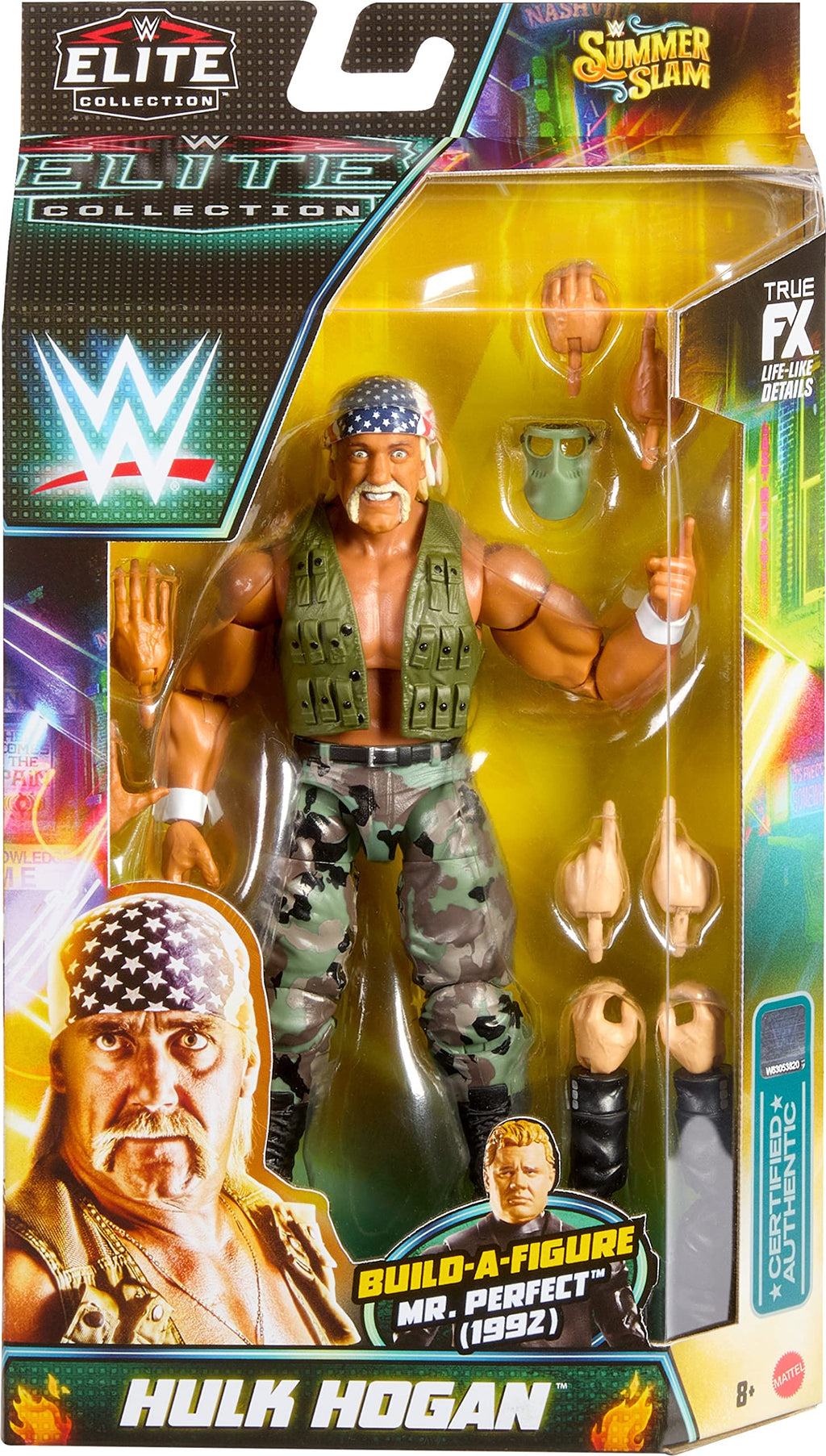 Hulk Hogan Action Figure with Accessory and Build-A-Figure Parts Q147538